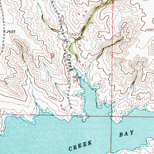 Topographic Map of Stole Creek, MT