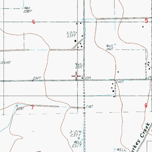 Topographic Map of Mount Omah Baptist Church, AR