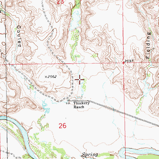 Topographic Map of Supenau Coulee, MT