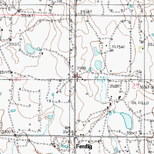 Topographic Map of Superior School (historical), MT