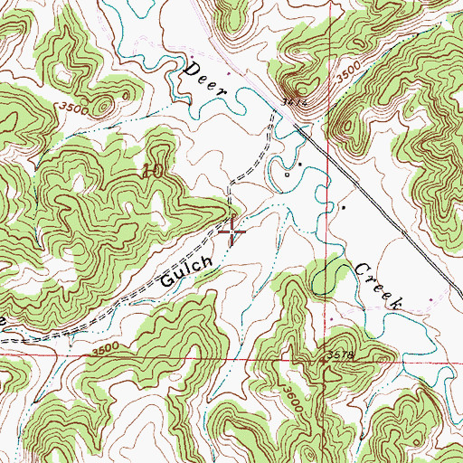 Topographic Map of Sweet Medicine Gulch, MT