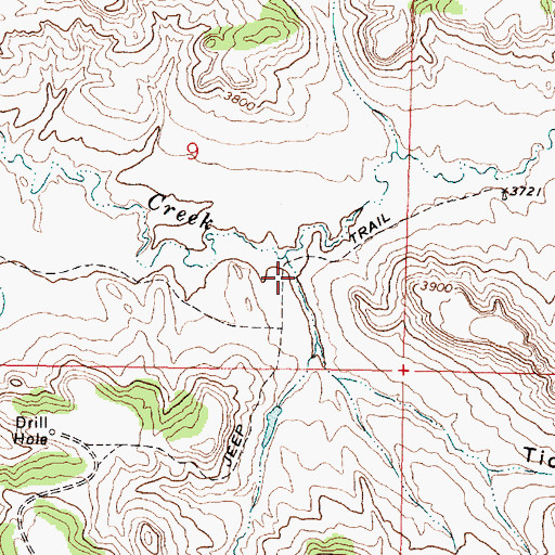 Topographic Map of Tidwell Draw, MT