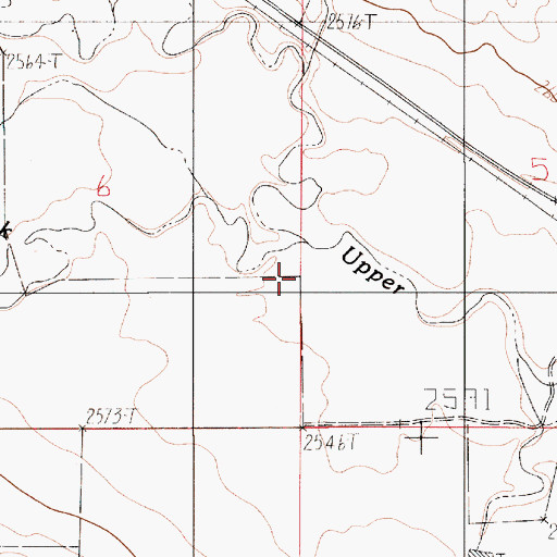 Topographic Map of Timber Fork, MT