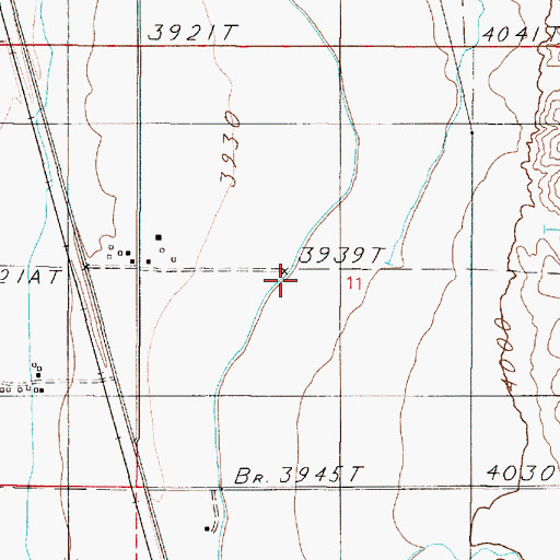 Topographic Map of Broadwater - Missouri Canal, MT