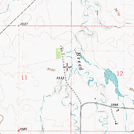 Topographic Map of Trail Creek, MT