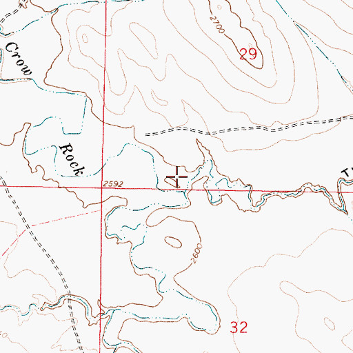 Topographic Map of Tree Coulee, MT