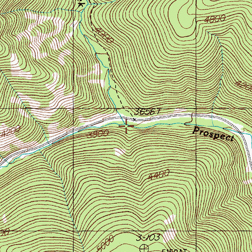 Topographic Map of Twentyfour Mile Creek, MT