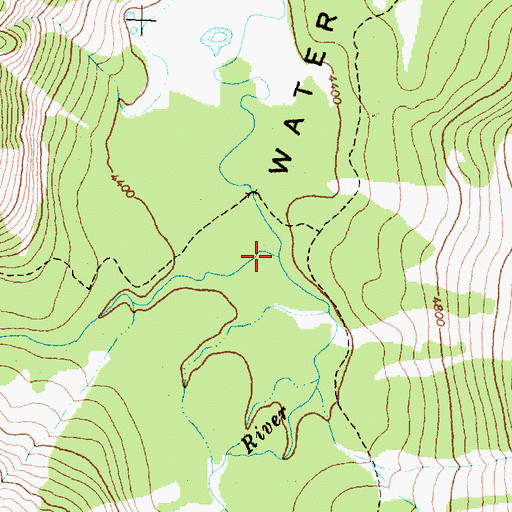 Topographic Map of Valentine Creek, MT