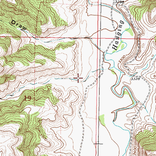 Topographic Map of Van Meter Gulch, MT
