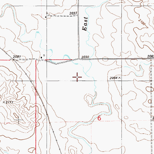 Topographic Map of West Shotgun Creek, MT