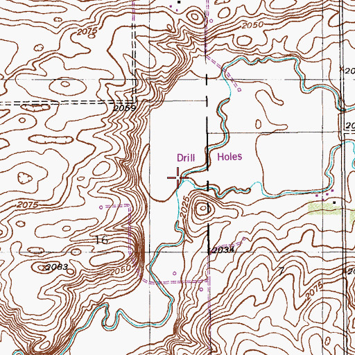 Topographic Map of Willow Creek, MT
