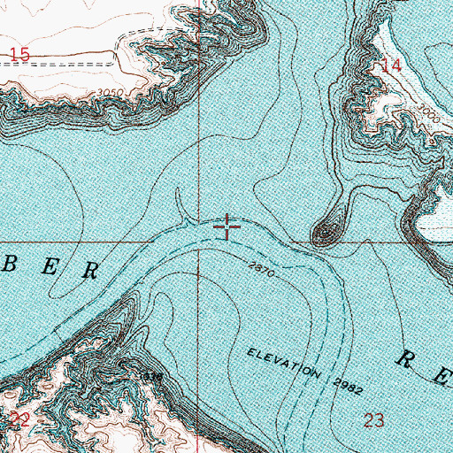Topographic Map of Willow Creek, MT