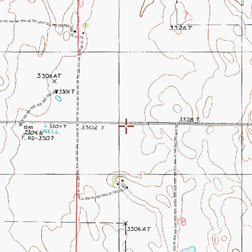 Topographic Map of Willshaw School (historical), MT