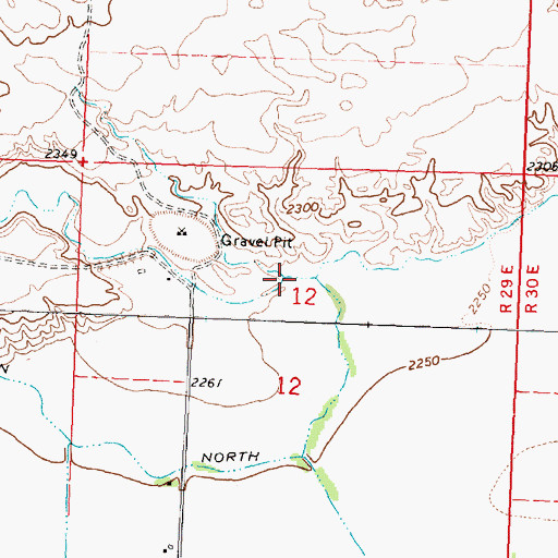 Topographic Map of Wilson Coulee, MT