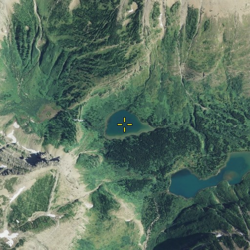 Aerial/Satellite Image of Windmaker Lake, MT