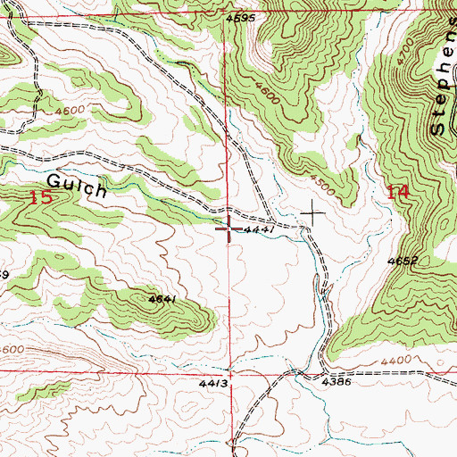 Topographic Map of Wullum Gulch, MT