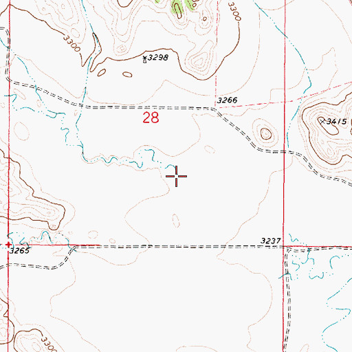 Topographic Map of Y T Creek, MT