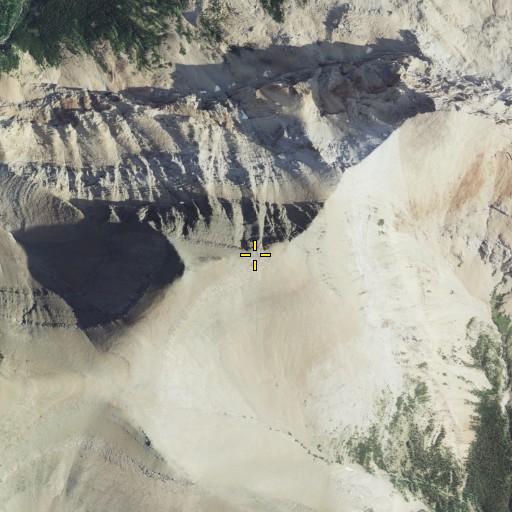 Aerial/Satellite Image of Yellow Mountain, MT