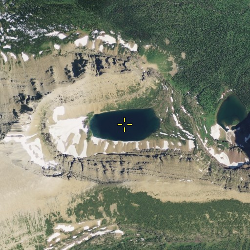 Aerial/Satellite Image of Young Man Lake, MT