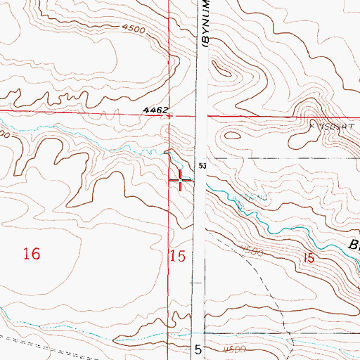 Topographic Map of Chicken Coulee, MT