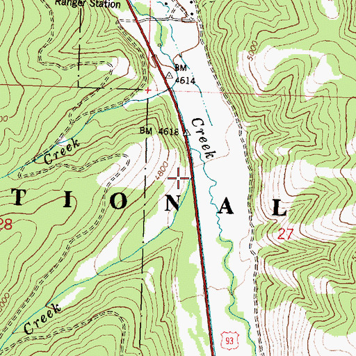 Topographic Map of Praine Creek, MT