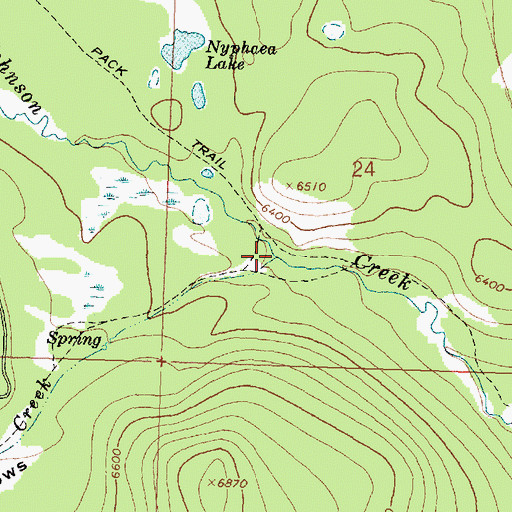Topographic Map of Addition Creek, MT