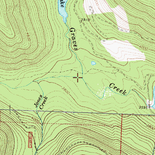Topographic Map of Aeneas Creek, MT
