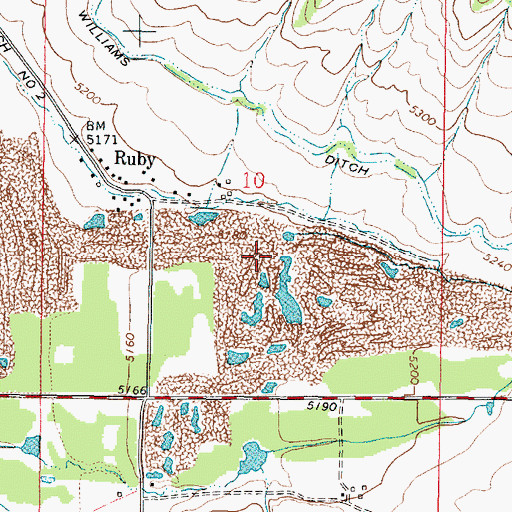 Topographic Map of Alder Gulch, MT