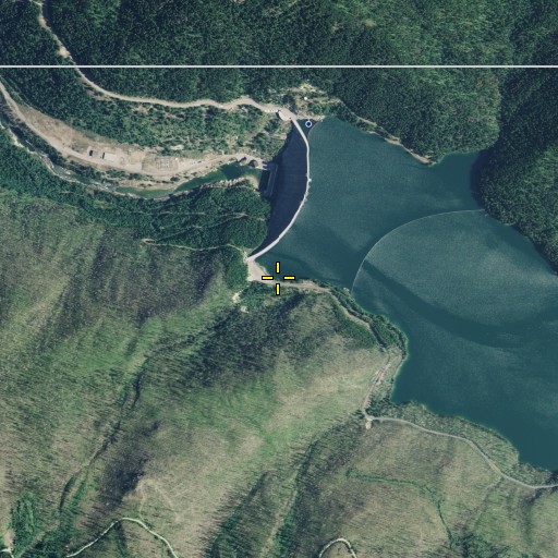 Aerial/Satellite Image of Alpha Creek, MT