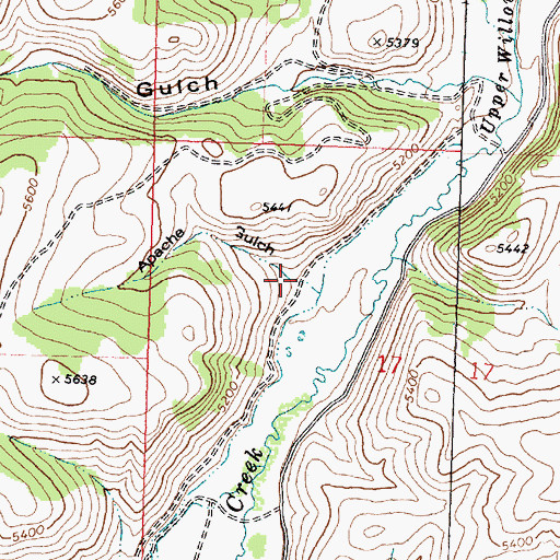 Topographic Map of Apache Gulch, MT