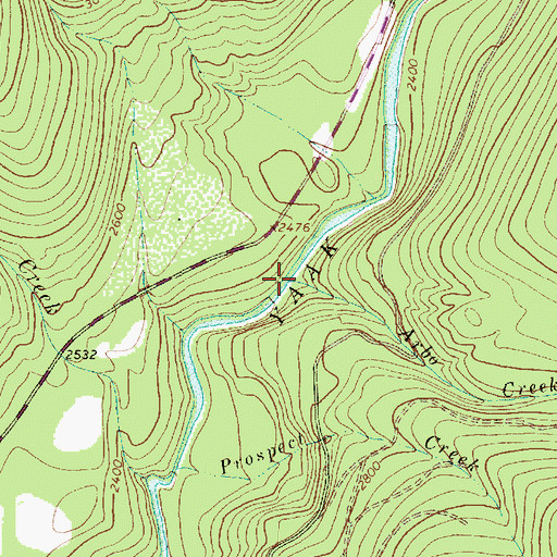 Topographic Map of Arbo Creek, MT