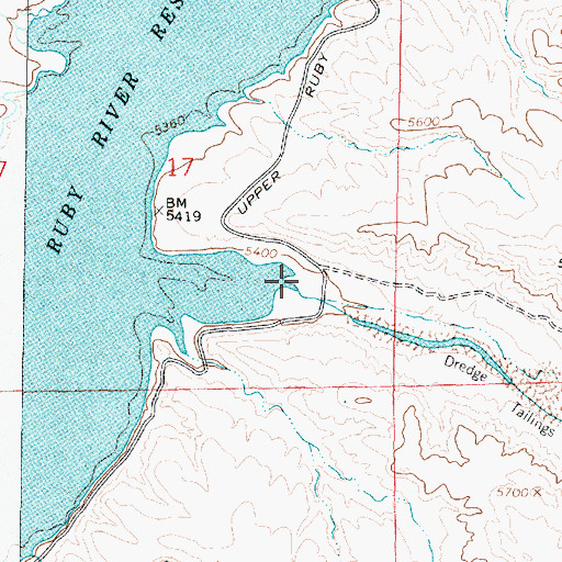 Topographic Map of Barton Gulch, MT