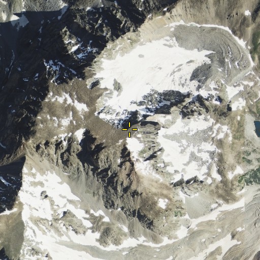 Aerial/Satellite Image of Beartooth Mountain, MT
