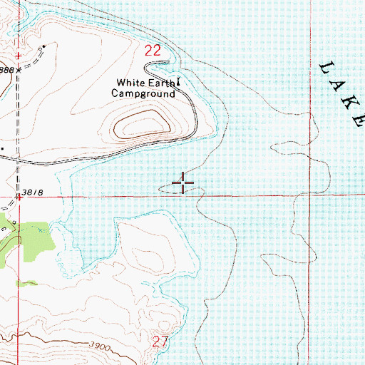 Topographic Map of Beaver Creek, MT
