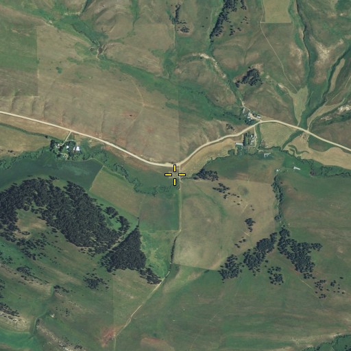 Aerial/Satellite Image of Bedford School (historical), MT