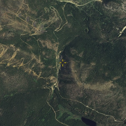 Aerial/Satellite Image of Benbow Mine, MT