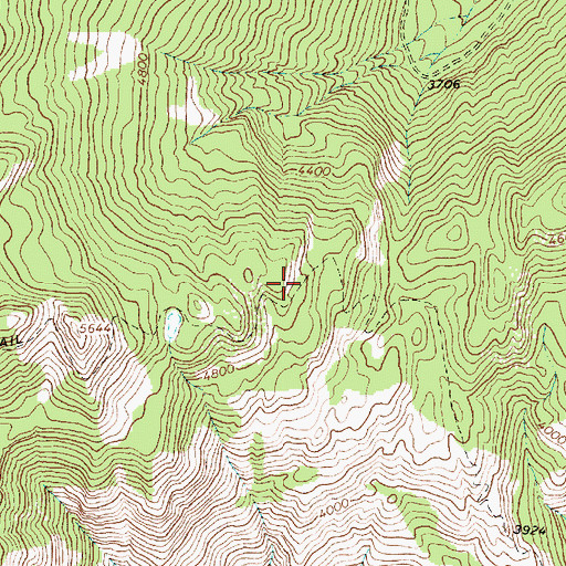 Topographic Map of Berray Mountain Trail, MT