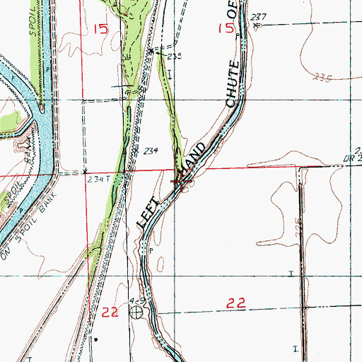 Topographic Map of Pemiscot Bayou, AR