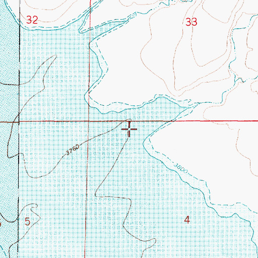 Topographic Map of Bilk Gulch, MT