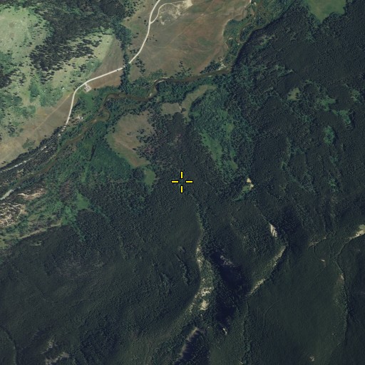 Aerial/Satellite Image of Black Canyon, MT