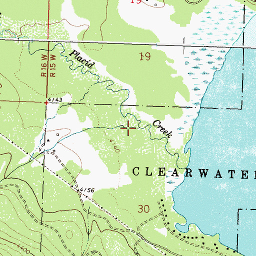 Topographic Map of Boles Creek, MT