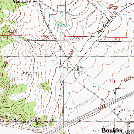 Topographic Map of Boulder Work Center, MT
