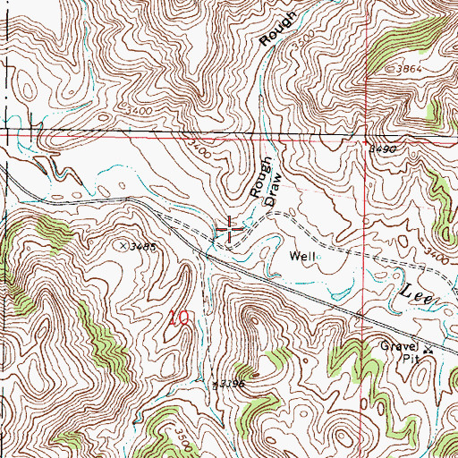 Topographic Map of Brewster Gulch, MT