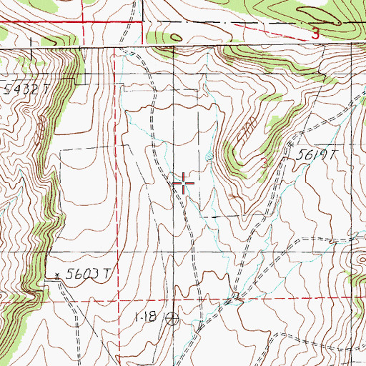 Topographic Map of Browns Gulch, MT
