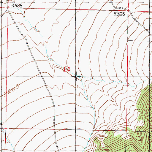 Topographic Map of Bumby Gulch, MT