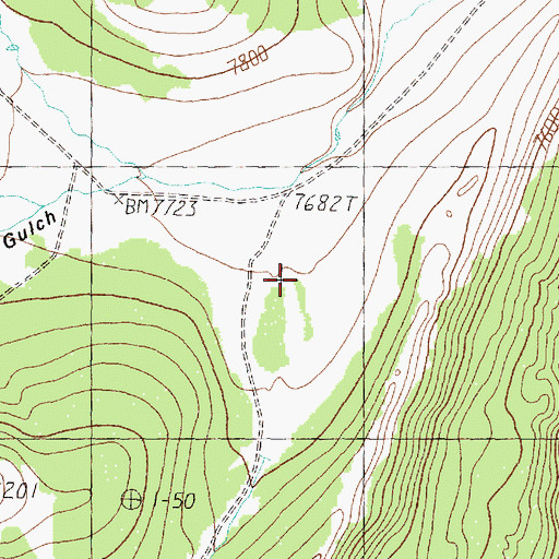 Topographic Map of Cannivan Gulch, MT