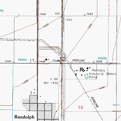 Topographic Map of McClellan Wash, AZ