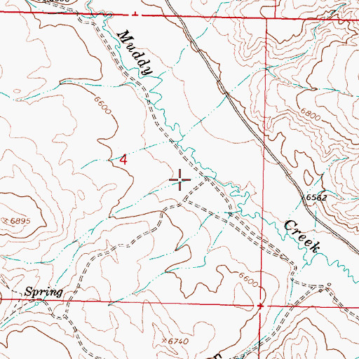 Topographic Map of Carr Canyon, MT
