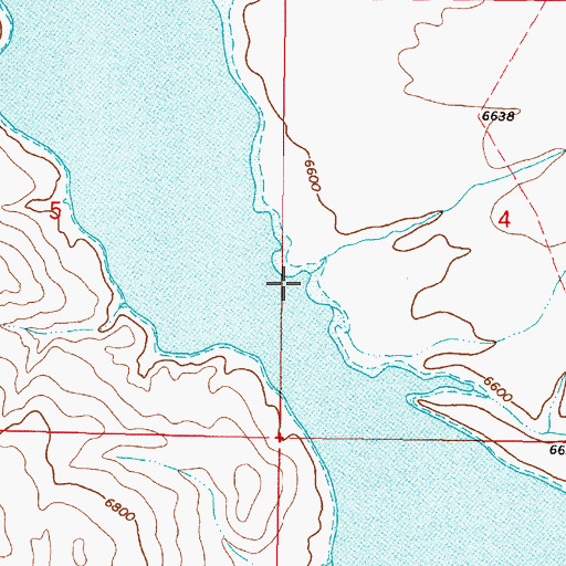 Topographic Map of Centennial Valley, MT