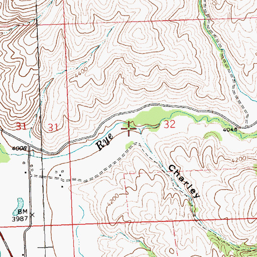Topographic Map of Charley Gulch, MT